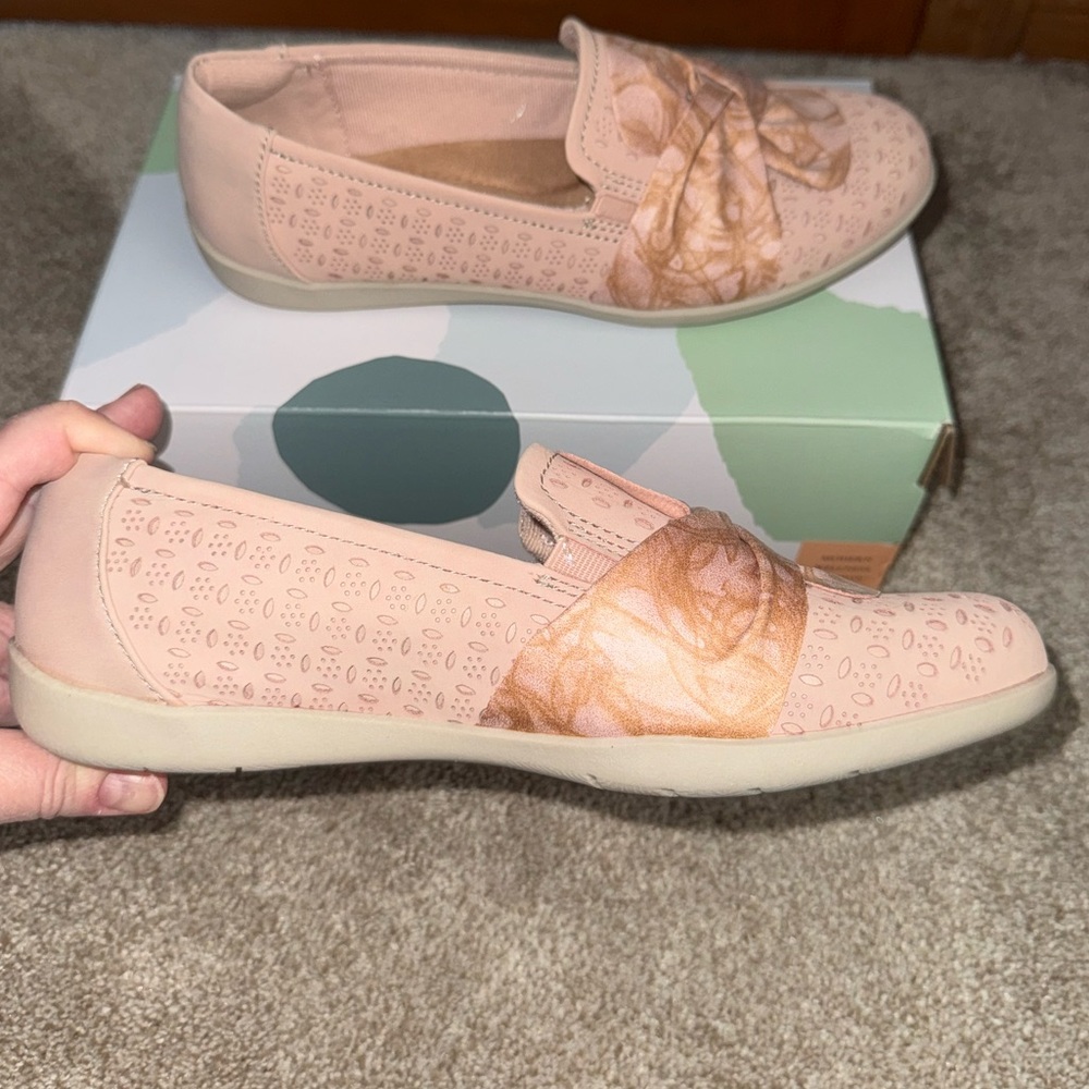 EUC Earth Origins Women’s Size 9 Finley in Dusty Pink Nubuck - Picture 2 of 5